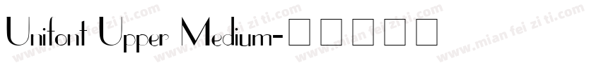 Unifont Upper Medium字体转换
